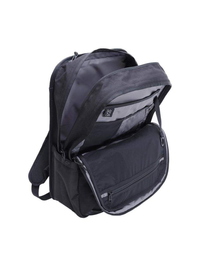 Zaino HAWES 26L Cromato (modello attuale) Zaino con Sistema T-LOK Idrorepellente, Nero, Taglia F