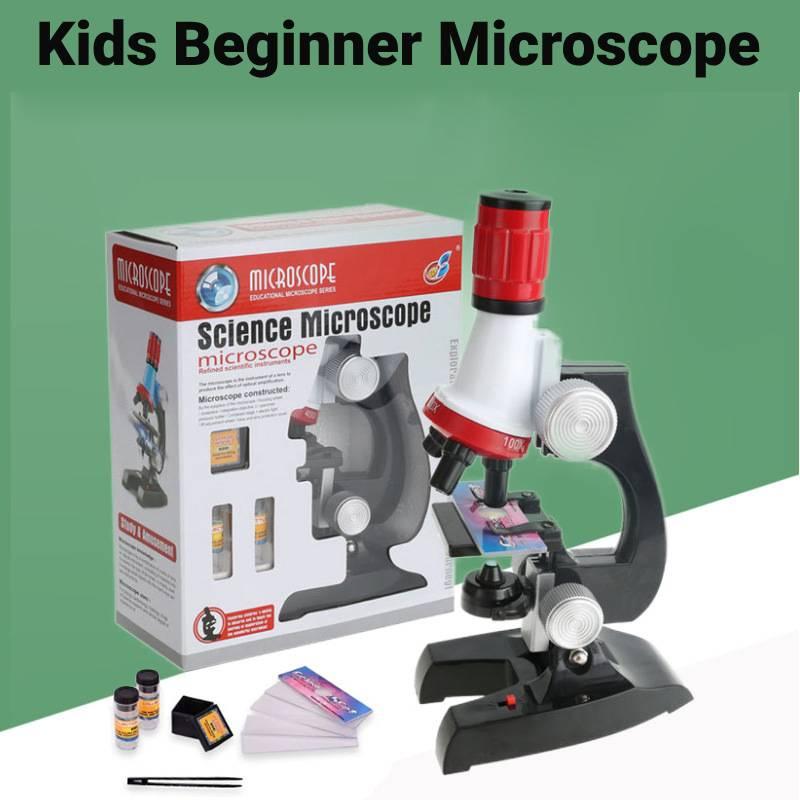 Children's Educational Microscope Toy For Science Discovery High Definition Simulated Biological Experiments Plastic Material
