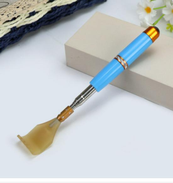 

Telescopic Stainless Steel Back Scratcher and Magnetic Bead Massager for Elderly Itch Relief