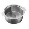 Stainless Steel Hot Pot With Anti Scald Handle Deepen Uniform Heat Distribution Hot Pot Cookware