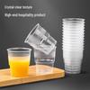 Shuang Yu Thickened Disposable Plastic Cups, 240ml, 50-Pack
