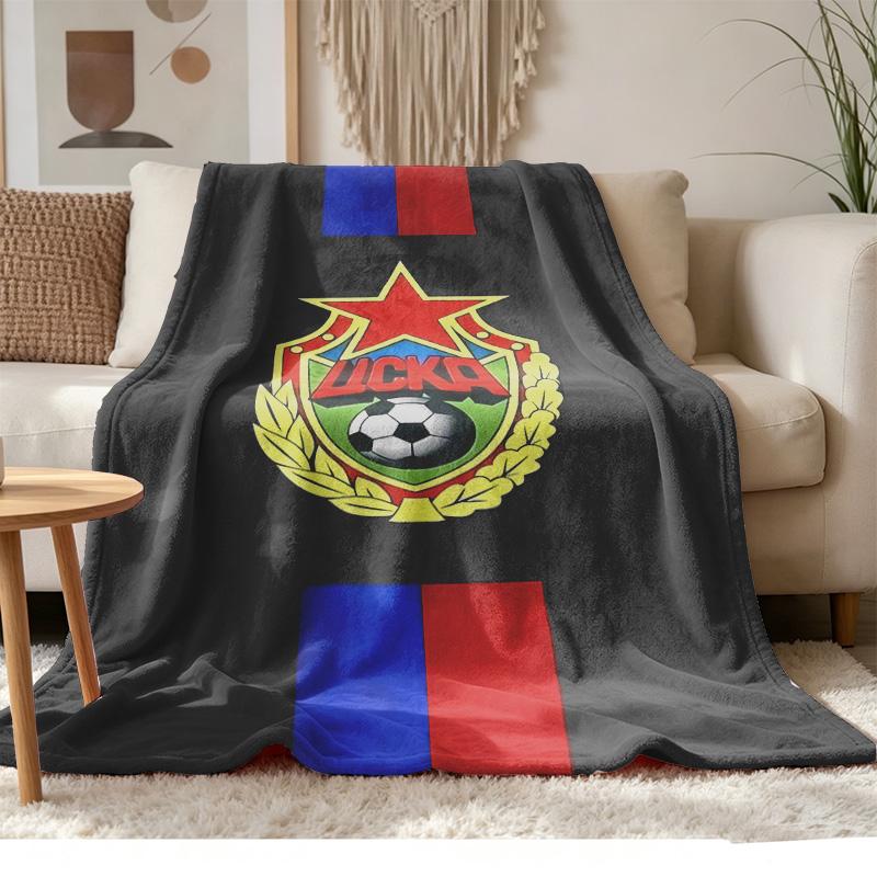 CSKA Moscow Soft and comfortable flannel Suitable for sofas living rooms outdoor camping travel and also makes a great anniversary gif