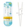 EDISONmama EDISON Chopsticks II Right Hand White Small Hands Adults 18.5cm Ring Finger Position Adjustment Non-Slip Processing Cross Prevention Easy