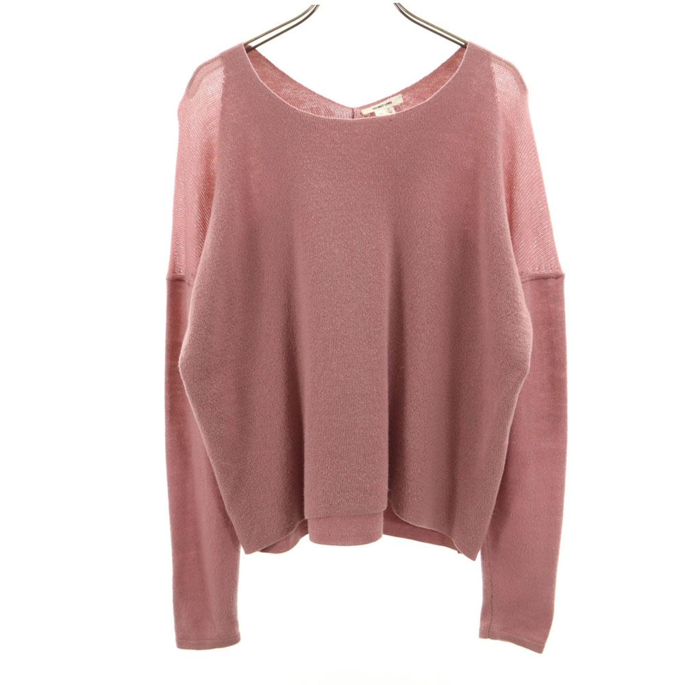 Helmut Lang Long Sleeve Knit P Dusty Pink Sweater Women Used