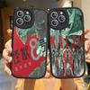 Classic Anime K-kaiju No8 Leather Phone Case For IPhone 16 15 14 13 12 11 Pro Max Plus Shockproof Cover