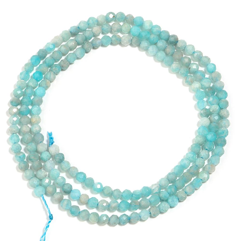 1 Strand Colorful Faceted Natural Stone Beads Loose Beads for Jewelry Making Spacer Beads DIY Bracelet Necklace Accessories