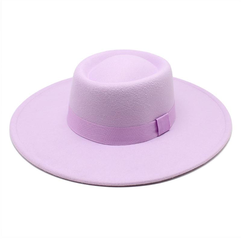 Wool Felt Bowler Hat For Men Women With Wide Brim Sun Protection And Breathability