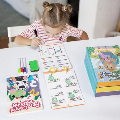 Magical Tracing Workbook Educational Montessori Books for Children Pen Control Training Reusable Calligraphy Copybook for Kids