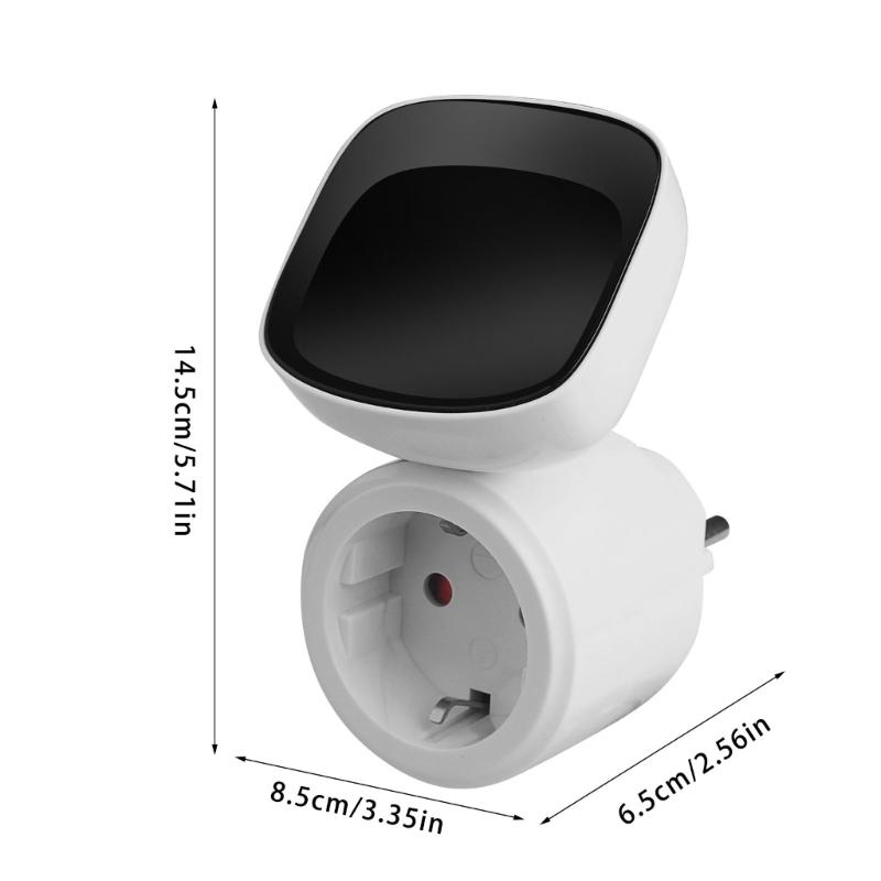 Rotating Screen Digital Timer Intelligent Power Socket Electronic Digital Timer Switches Replacement Socket Enduring