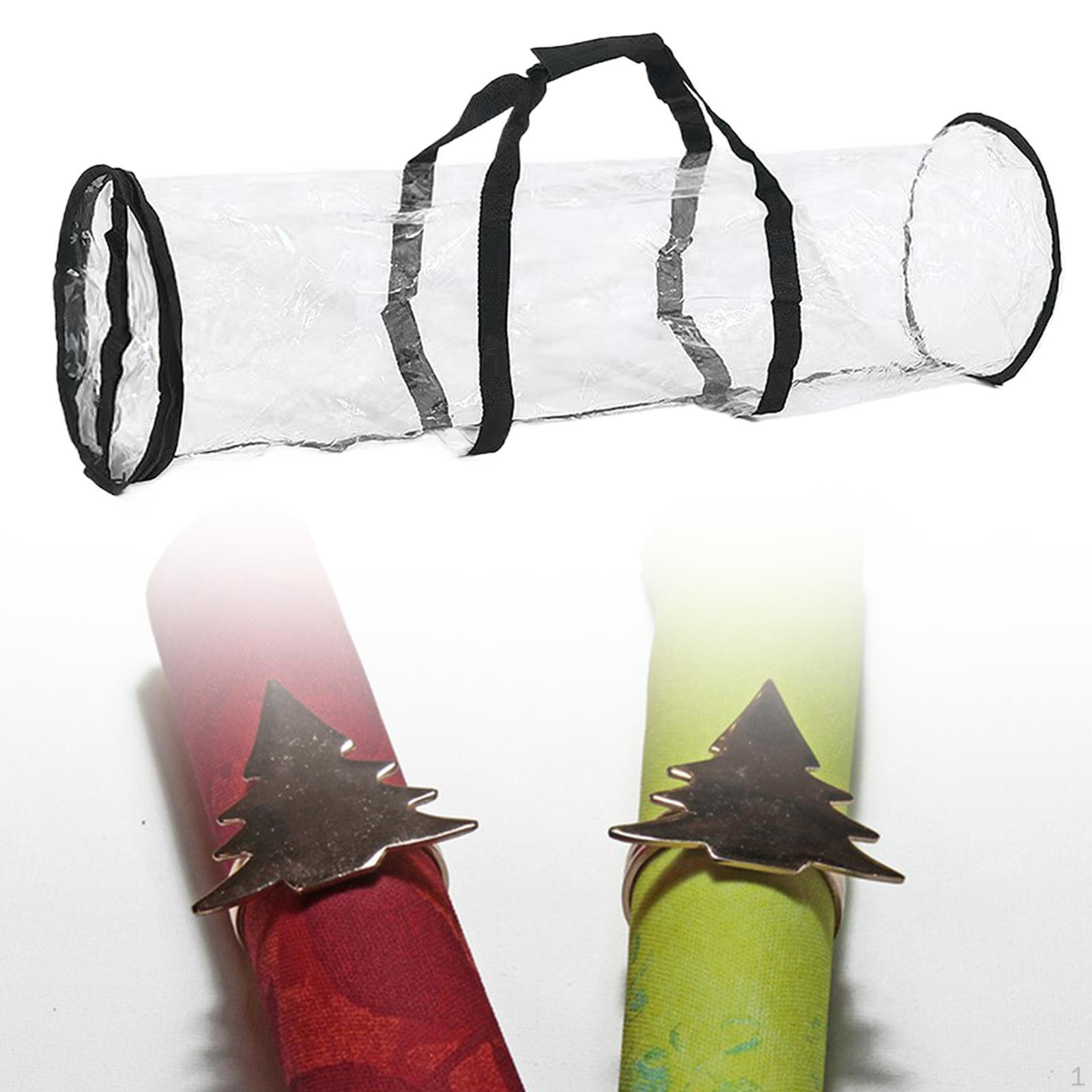 

Christmas Wrapping Paper Storage Bag,Holiday with Handles,under Bed Easy Carrying Bag,Zipper чорний