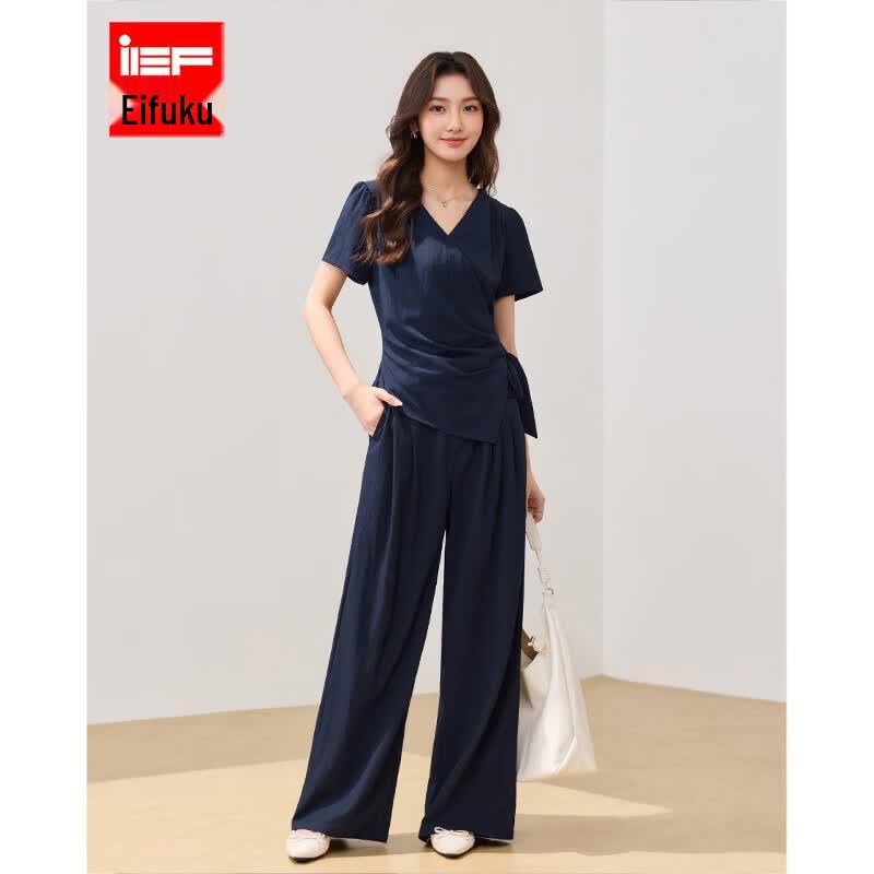 IEF Women s Solid Color Commuter Two-Piece Set S