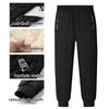 Winter Running Pant Cashmere Thicken Fleece Windproof Sweatpants Men Joggers  Cotton Warm Pants Male Waterproof Thermal Trousers
