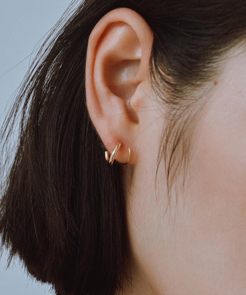 Novice Tokyo Curl Twist Pierce/ Gold