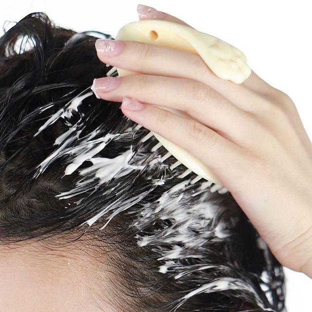 Jesireca - Силиконовый массажер для головы и кожи головы Off-White