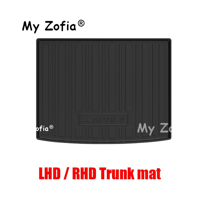 For GAC AION V 2024 2025 Car TPE Floor Mats Cargo Liners All Weather Floor Liners Trunk Mat TPE Heavy Duty Waterproof Pad