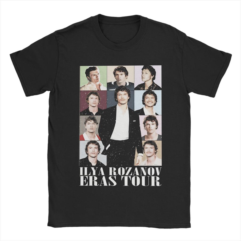 Cool Heated Rivalry Inspired Bi Pride Loon Hockey Puck T-Shirt for Men Round Collar T Shirt  Short Sleeve Tees Plus Size Clothes