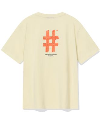 BEENTRILL Women'S Basic Orange Taping Standard Short Sleeve T-Shirt (Yellow)