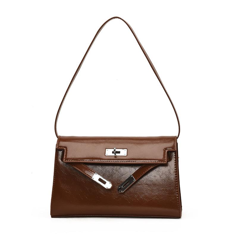 Borsa da Donna Nuova Pendolare Versatile a Spalla Messenger marrone