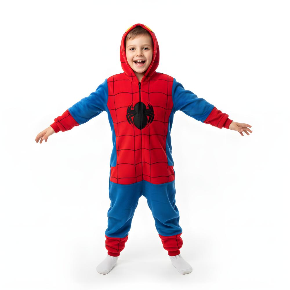 Piżama Onesie Kigurumi Kostium Przebranie Spider-Man 115-125Cm