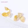 2/4/6Pcs Brass Flower Bead Caps 18K Gold Plated Tassel Bead End Caps For Earrings Making,Caps For Beads,DIY Jewelry Accessories