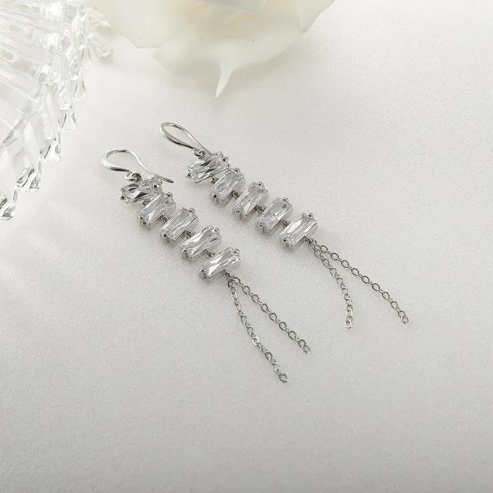 Crystal Chain Earrings PGBE0173