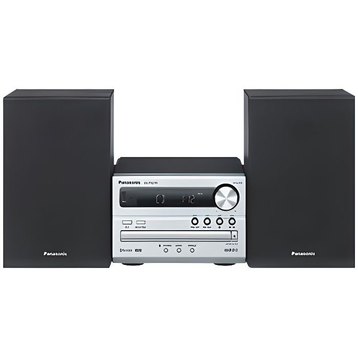 Micro-système PANASONIC SC-PM250 - Lecteur CD - 20W - Argent