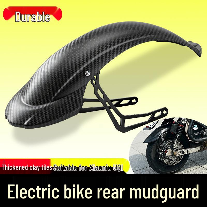Thickened ABS Rear Fender Mudguard for Niu UQI Electric Scooter