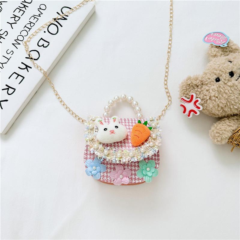 Trendy Kids Shoulder Bag Adorned With Chic Beads Ideal For Everyday Use