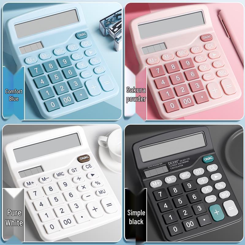 Compact Solar-Powered Calculator: Adorable Goddess Design for Office, School, Accounting & Finance