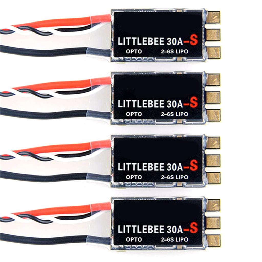 2205 2300KV Brushless Motor 4pcs Reverse Forward Rotating Motor and 4PCS 30A ESC for FPV RC Racing Drone Multicopter