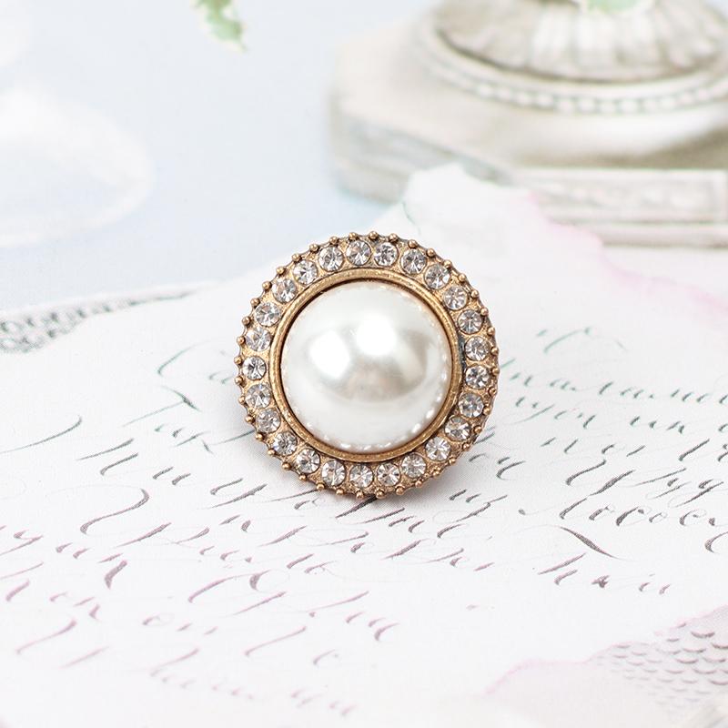 Antique Pearl Diamond Shoe Buckle Crystal Gem Shoelace Decorative Flower Rhinestones Shoelaces Decoration Shoe Charms Accessorie