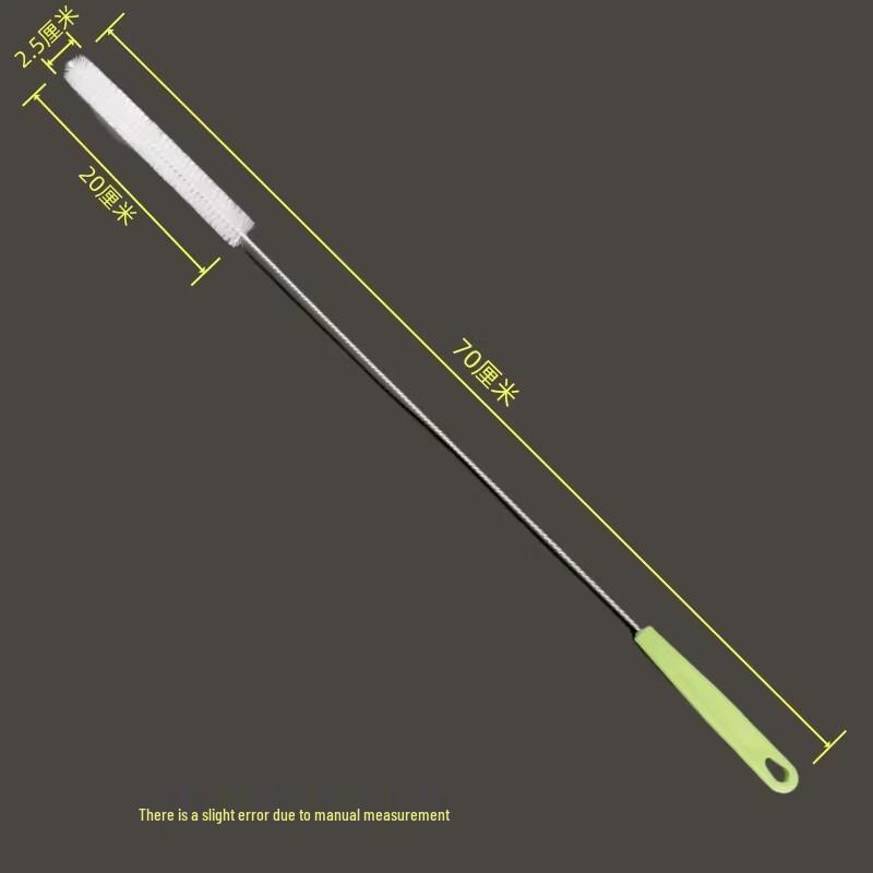 Extra Long Soft Bristle Cleaning Brush for Tubes & Straws