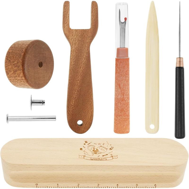 HHO-Sewing Quilting Tools Set Of 5 Pieces, Wooden For Ironing Flattening Folds Fabric Wrinkle Clothing