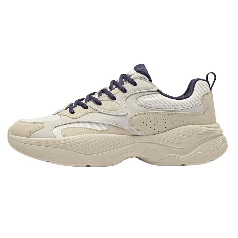 ERKE Men s Breathable Leather Mesh Casual Sneakers 8