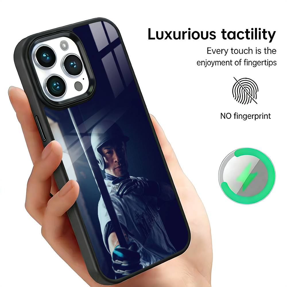 Baseball player I-Ichiro Suzuki Phone Case For iPhone17,16,15,14,13,12,11 Plus,Pro Max For Magsafe Wireless Charging