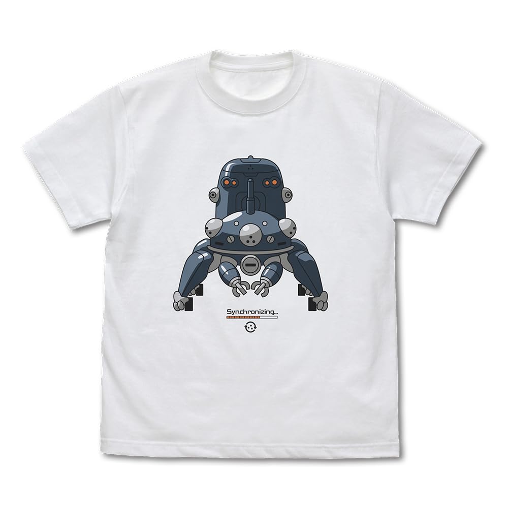 

COSPA Ghost in the Shell STAND ALONE COMPLEX Tachikoma Synchronized WHITE XL Size [Official] T-Shirt Ver.2.0 белый