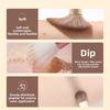 GECOMO Sada štětců na oční make-up, Štětec na detaily & Štětec na roztírání, Štětce na stíny do nosu & Štětce na oční stíny, Kompletní sada nástrojů pro začátečníky