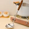 Stainless Steel Spatula Wood Handle Kitchen Stir Fry Spoon New Cooking Spatula  Kitchen Tools