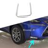 For Lexus NX 200 200t 300h 2015 2016 2017 2018    ABS Chrome Front Fog Light Lamp Eyebrow Trim Car Accessories Decor