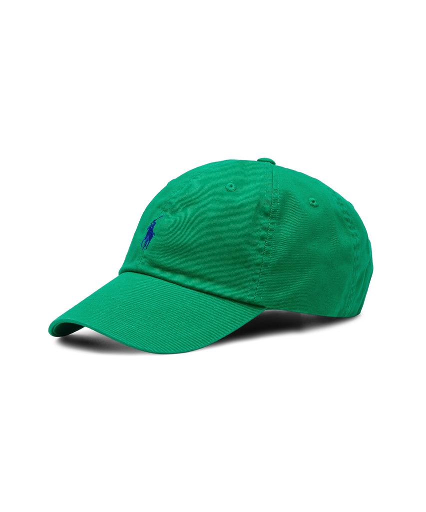 POLO RALPH LAUREN Baumwoll-Chino-Baseballkappe - Tiefgrün