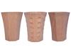 TOUGEI Sake Set and Kasuri Wooden Sake Cup and Sake 25ml 3-Piece (Pure, Shaved, Patterns) Cup, Approx.