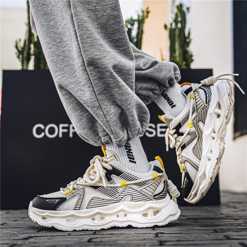 Casual Sports Shoes Fashion New Men's Four Season Comfortable Breathable Height Increasing Fashion Wear-resistant Sports Shoes