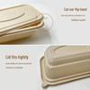 Disposable 500ml Single-Compartment Eco-Friendly Meal Containers