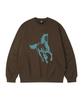 WILDROCK Running Horse Oversized Sweatshirt_9 Col (B Type)