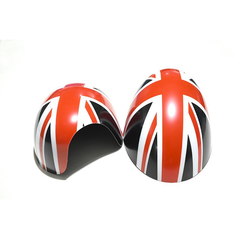 Die Schwarze Flagge Auto Schale Außen Rückspiegelabdeckungen Für BMW MINI Cooper One S JCW F54 F55 F56 F57 F60 2015-2019 Zubehör
