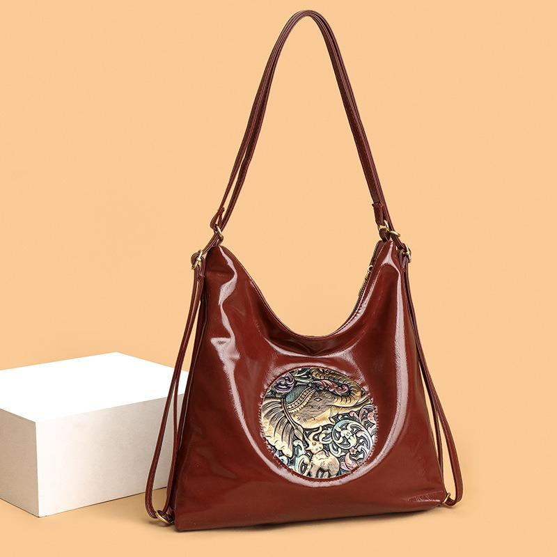 New casual women's shoulder bag large capacity premium underarm bag retro versatile tote bag