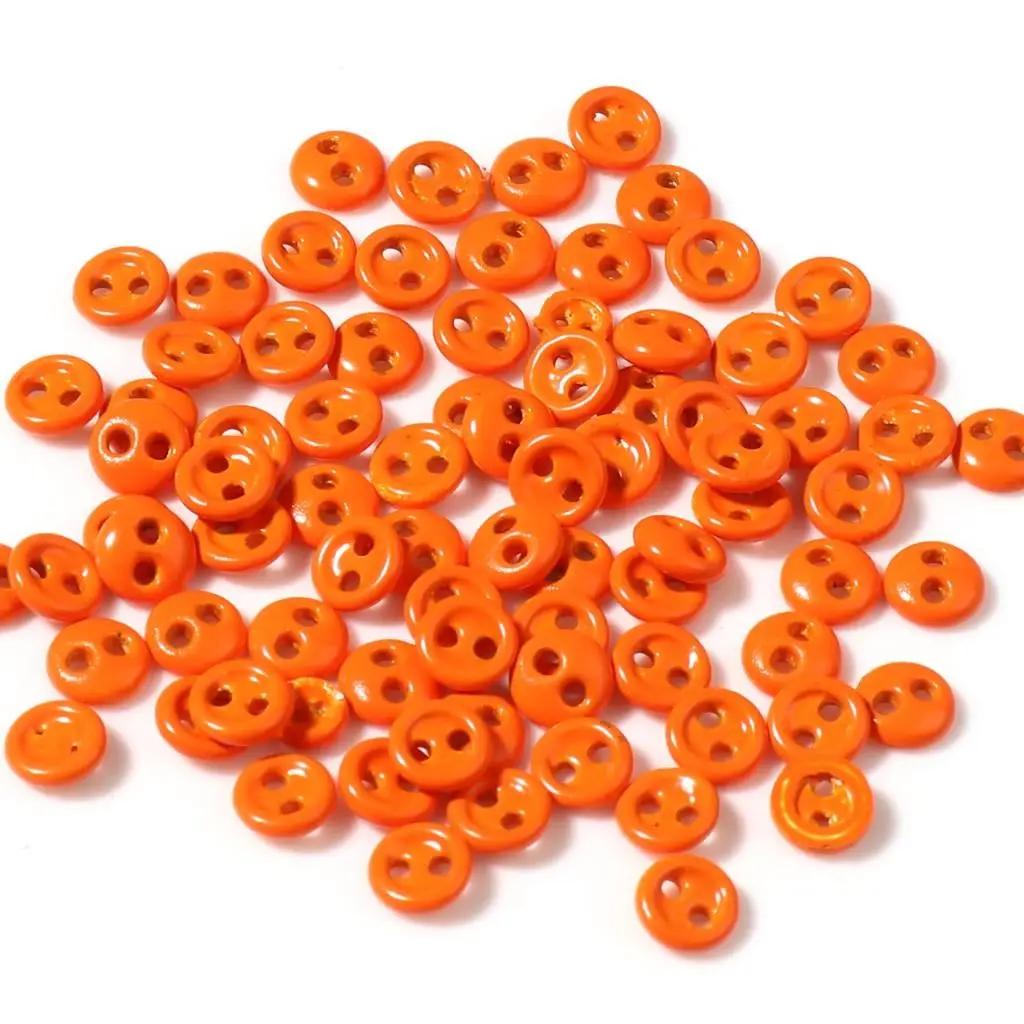 3/4/5 mm Tiny DIY Clothes 2 Holes Scrapbooking Decor Buttons Sewing Supplies Accessories Mini Buttons