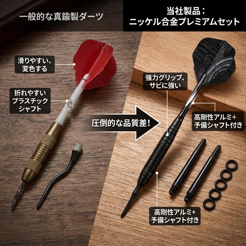 WayArrival Soft Darts Set 19g Customizable with 2 Shaft Types Includes 6 Replacement Flights & O-rings Complete Set for Immediate Play