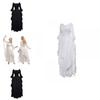 Qita Mittelalterliches Halloween Cosplay Kleid mit Bindetaillenband und Hofstil langem Rock Europäische und Amerikanische Fantasy-Elemente Größen S-xxl)