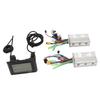 Electric Bicycle Controller Kit Electric Bike Dual Drive Motor Control Panel with SW900 LCD Display Meter for Electric